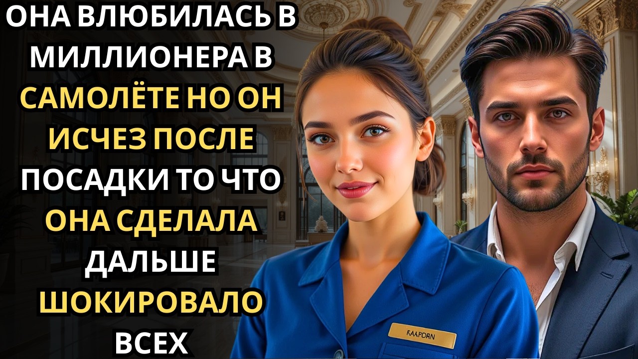 Во время утреннего рейса стюардесса заметила его усталый взгляд… мужчина был миллионером-инвестором.