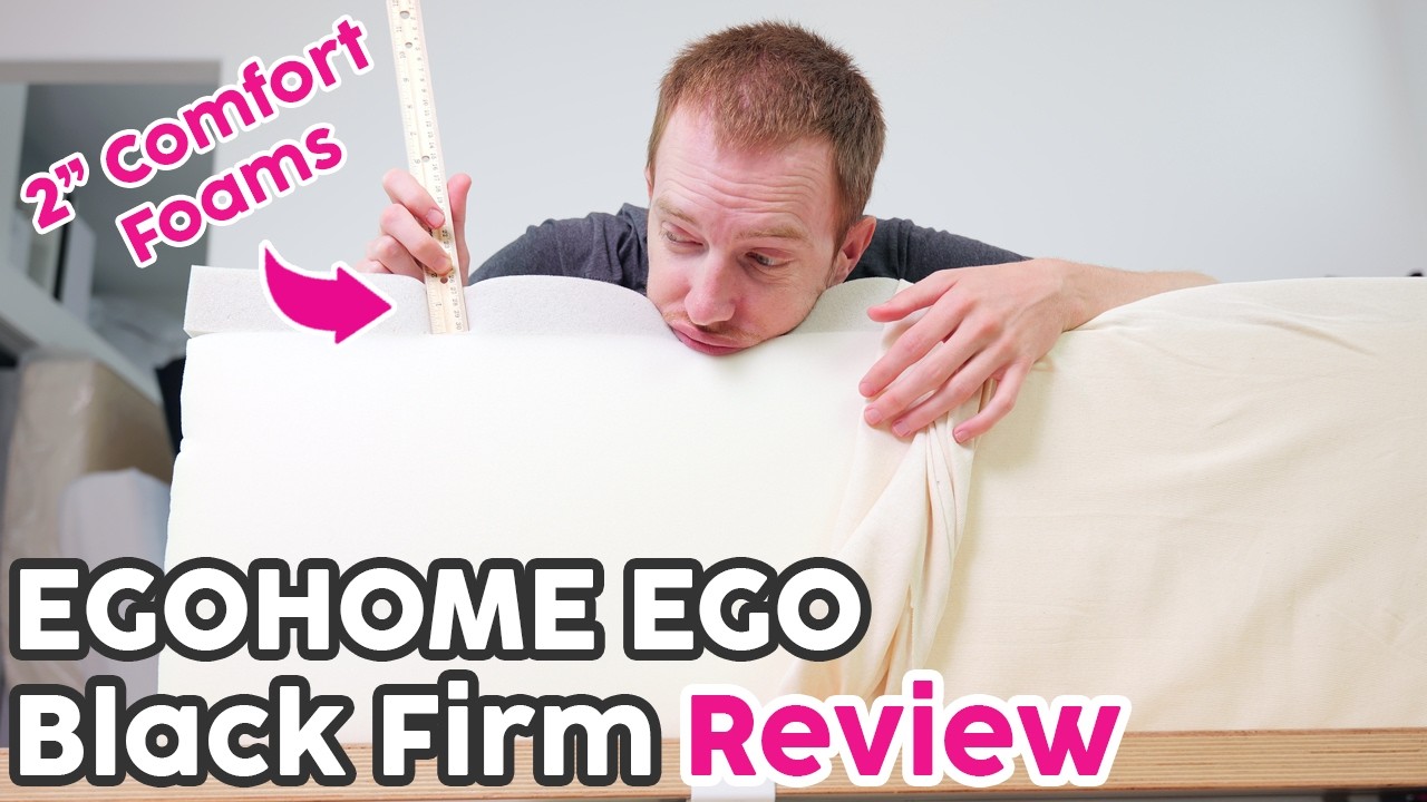 EGOHOME EGO Black Firm Review - High-Profile Budget-Friendly Queen