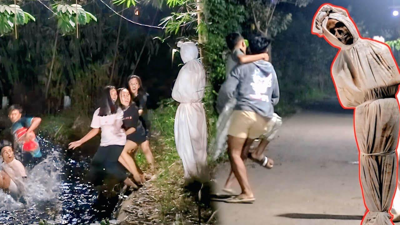 Pocong Jahil Paling Tengil || Prank Hantu Lucu Bikin Panik 2025