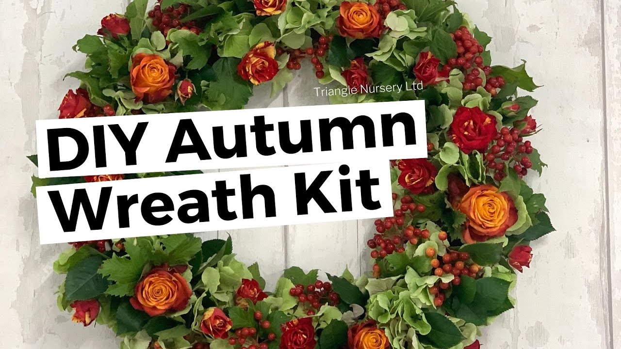 Fall Wreath DIY - How to Create a Fresh Flower Autumn Wreath