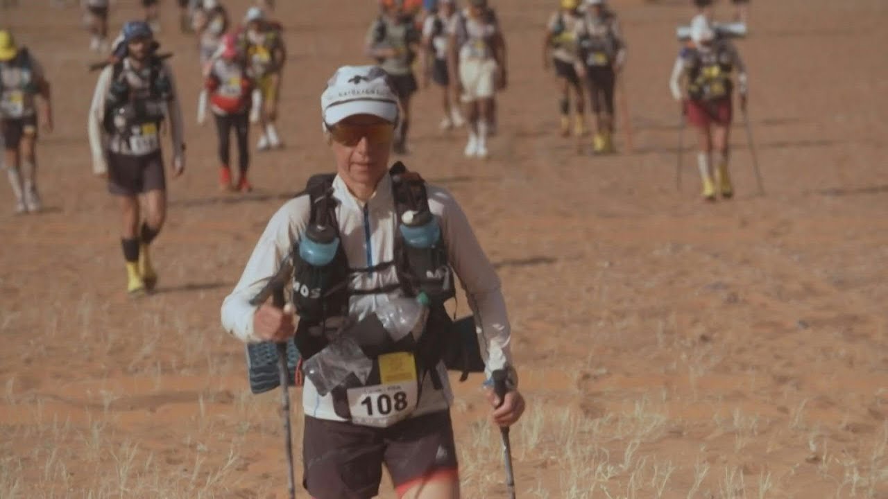 Runners complete 90km leg of mythical Marathon des Sables race | AFP