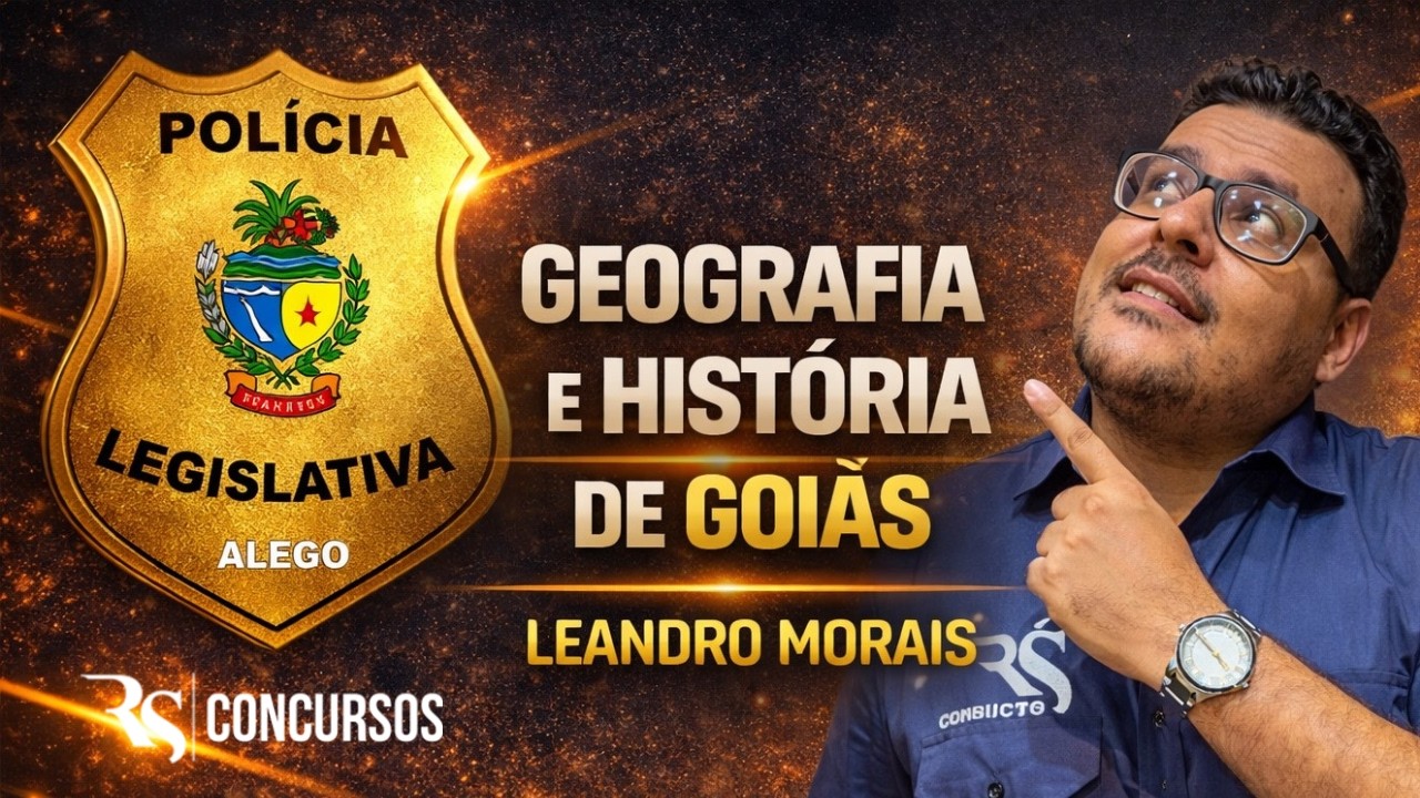 Revisão de Véspera ALEGO | GeoHistória de Goiás - Leandro Moraes