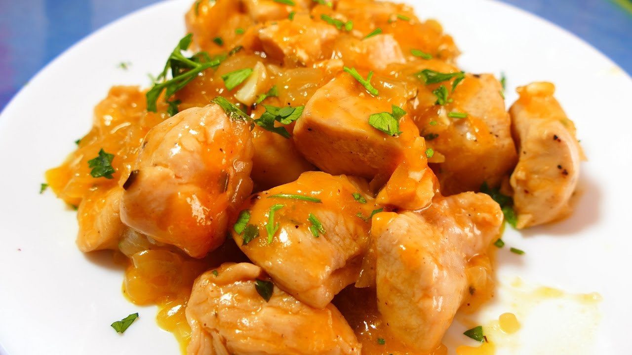 Pollo a la NARANJA estilo CHINO 🍗 ¡FACIL Y RAPIDO!