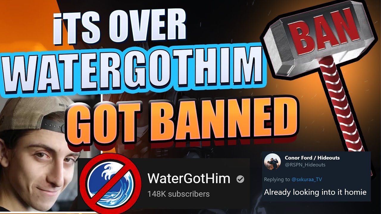 WatergotHim Banned On Stream For DDoS