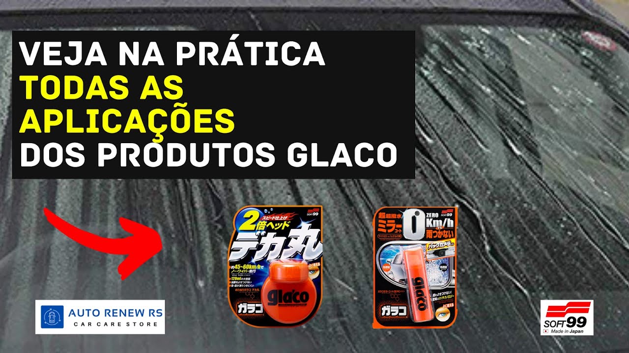 CONHE&Ccedil;A TODAS AS APLICA&Ccedil;&Otilde;ES DOS PRODUTOS GLACO PARA SEU CARRO!