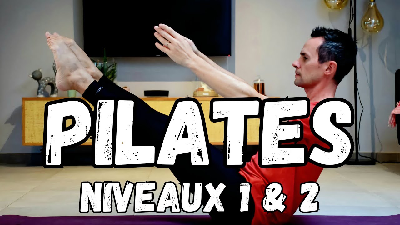 Cours complet de PILATES d'une heure (Niveaux 1 & 2)