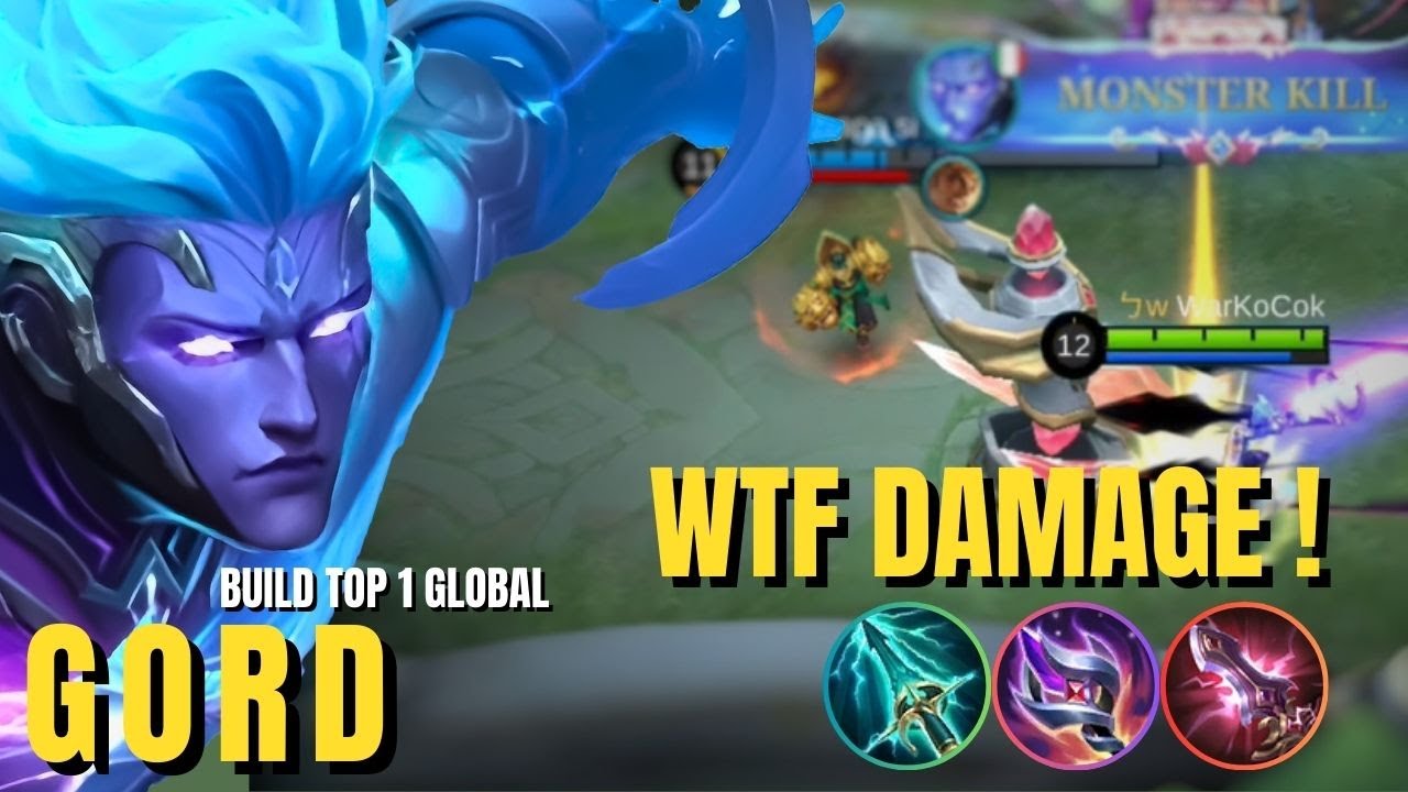 Gord Full Burst Damage Build: Unstoppable Team Fights! Gord Best Build - Mobile Legends