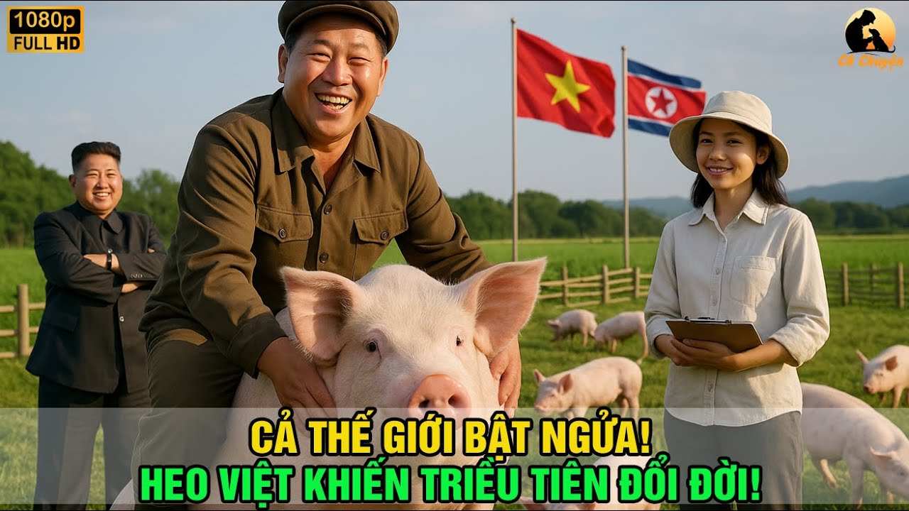 Thế Giới Bàng Hoàng: Công Nghệ Nuôi Heo Việt Nam Khiến Triều Tiên Sửng Sốt, Năng Suất Tăng Gấp 3 Lần