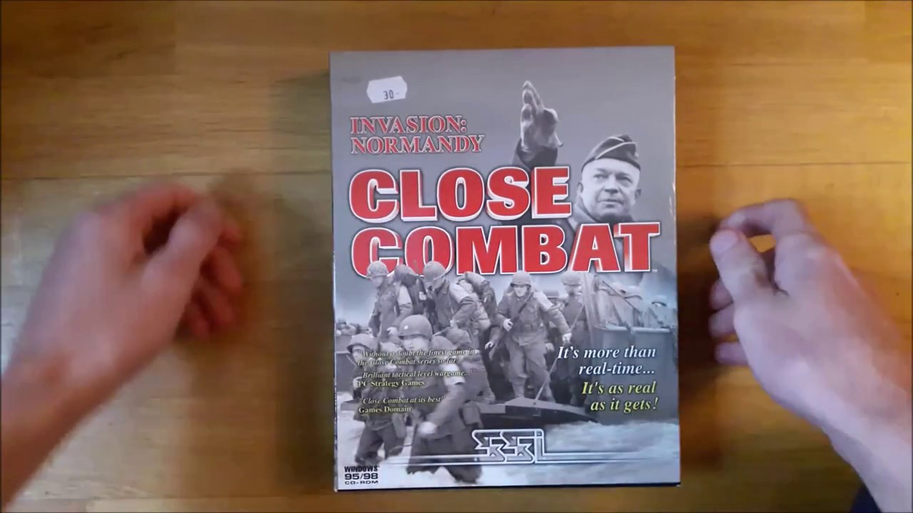 Close Combat V: Invasion Normandy (Big box PC game) Unboxing
