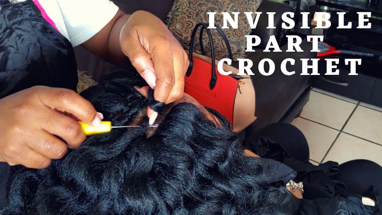Invisible Part Crochet Tutorial using Zury Kongo Curls