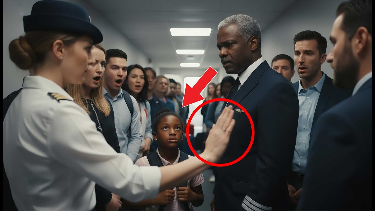 Gate Agent Says “No Seat for Black Girl” — Seconds Later, Pilot’s Announcement Silences Everyone