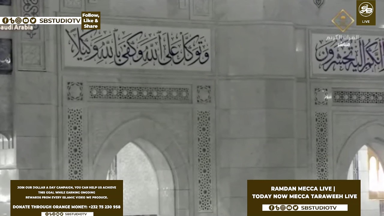 LIVE Mecca 2023 Ramadan Makkah @SBSTUDIOTV