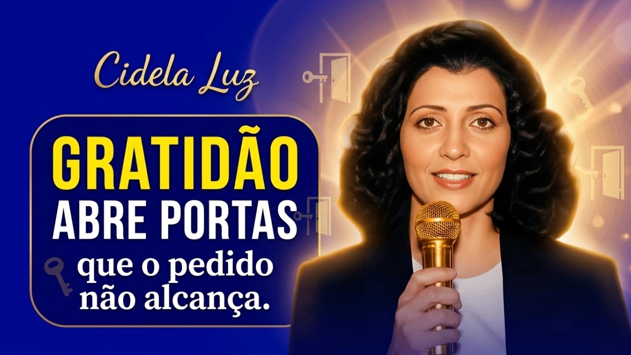 Gratidão abre portas que o pedido não alcança | Cidela Luz