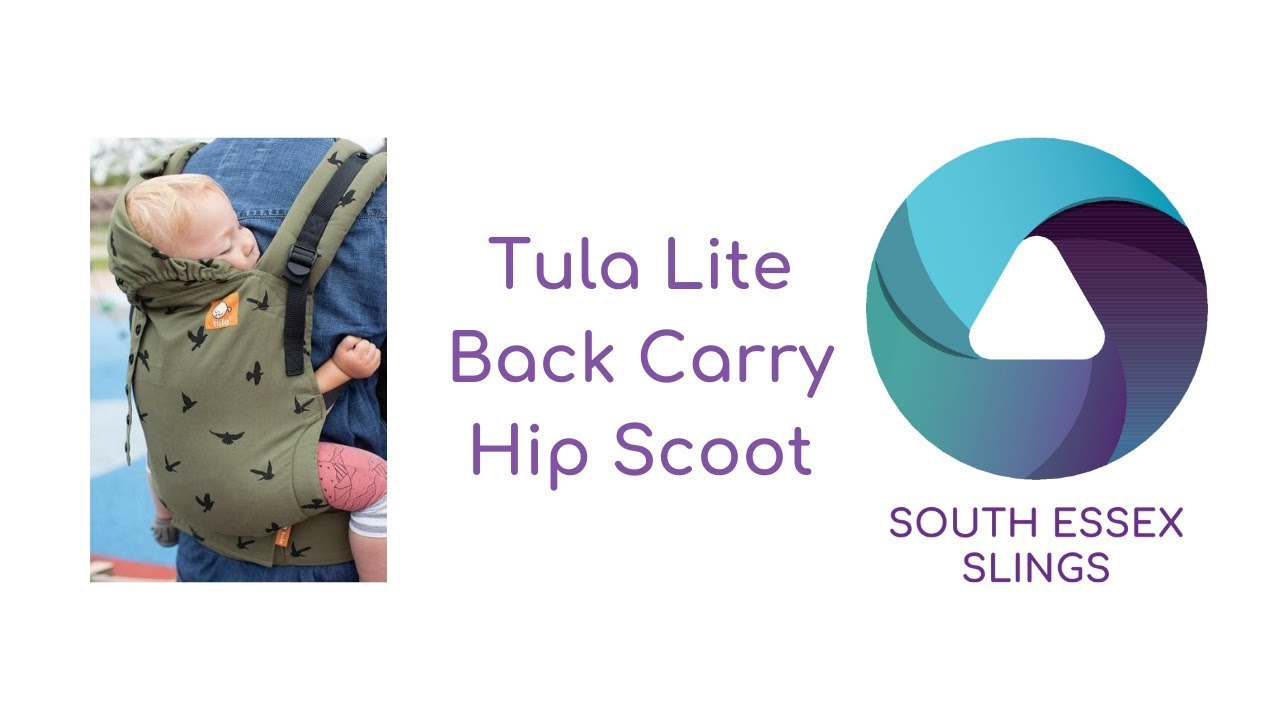 Tula Lite back carry. ‘One up, One down’
