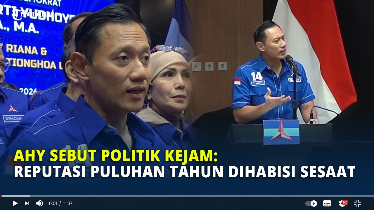 AHY Sebut Politik Kejam: Reputasi Puluhan Tahun Bisa Dihabisi Lawan Dalam Sesaat