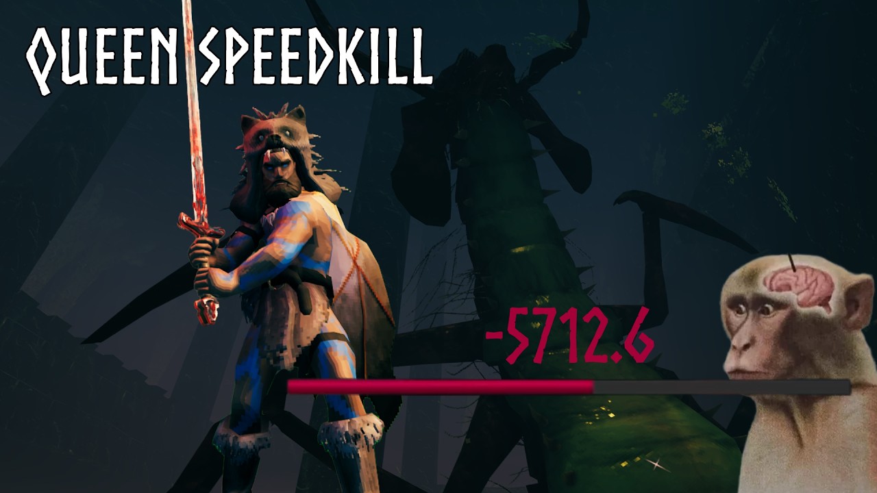 Dumb Valheim Challenge | Killing the Queen in 6 seconds