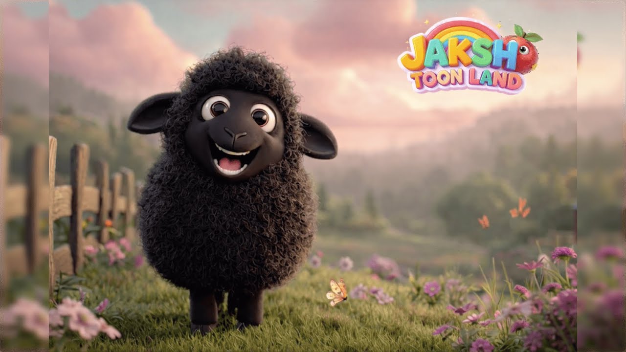 Baa Baa Black Sheep 🐑 | Nursery Rhyme for Kids | 3D Cartoon Baby Song | nursery rhymes for babies