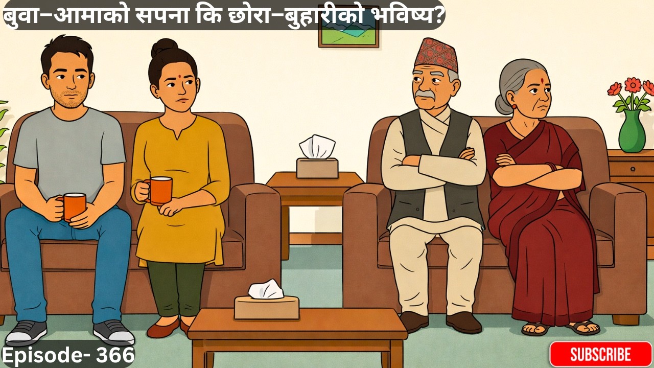 बुवा&ndash;आमाको सपना कि छोरा&ndash;बुहारीको भविष्य?..Episode- 366 #aamabuwa #chorabuhari #folktales #storytime