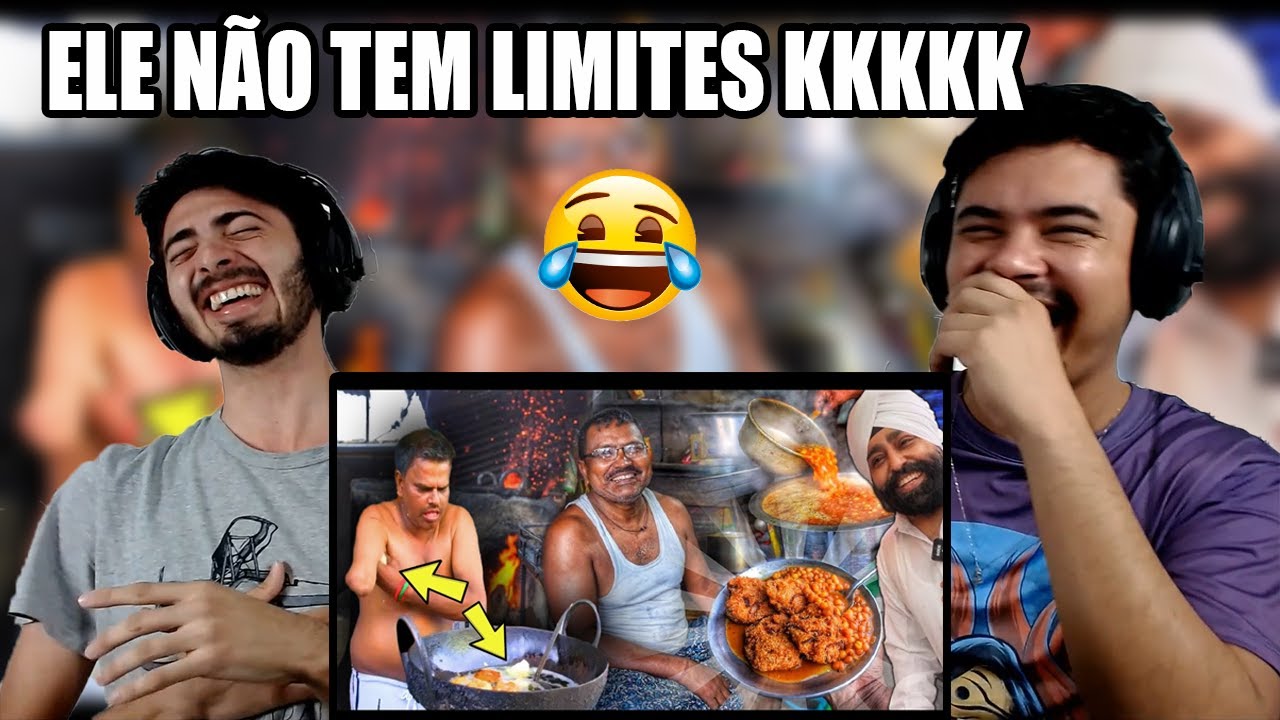 REACT 🔴 As Comidas de Rua mais Nojentas da India. Você comeria isso? -  FALA DE TUDO
