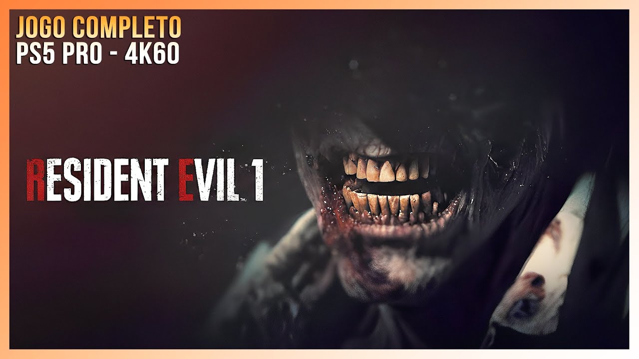 Resident Evil 1 Remake - Jogo Completo no PS5 Pro! | Em 4K60fps!