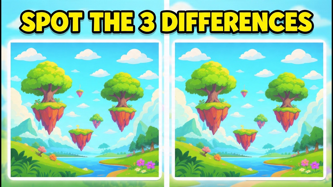 Spot The 3 Differences 🔍 | Only Genius Eyes Can Find Them All!