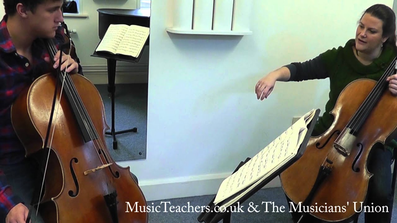 Cello Lesson: Rosie Biss: 1 Upbow Staccato & The Woodpecker