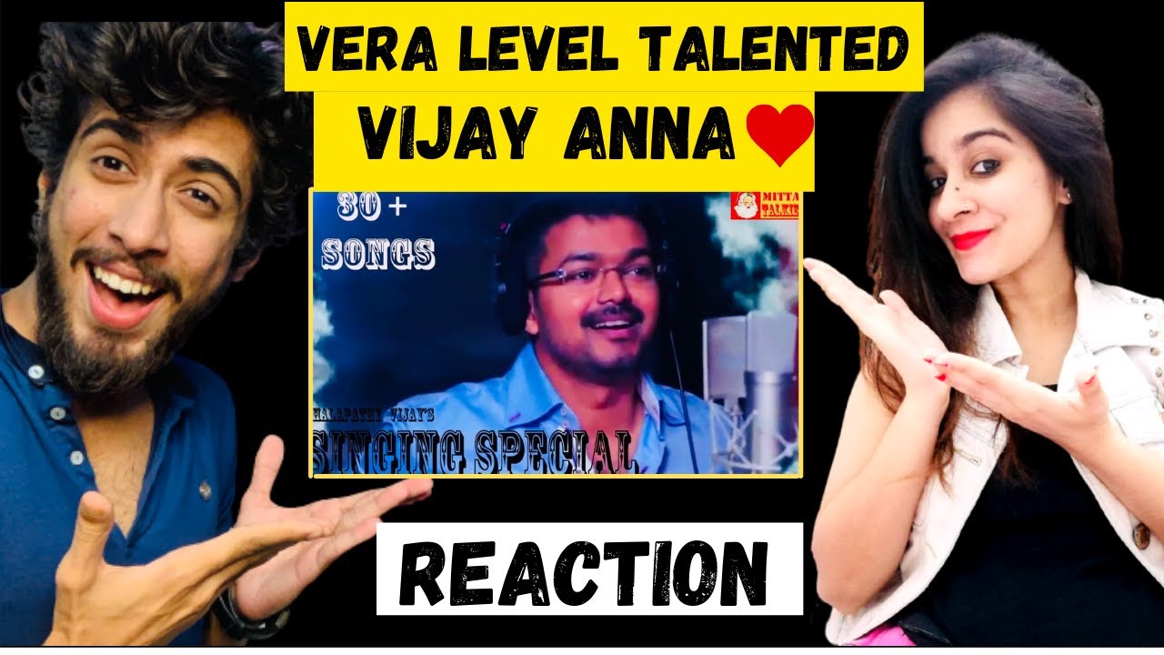 26 Years of Vijay Special : THALAPATHY SUNG SONGS MASHUP REACTION | Thalapathy Vijay