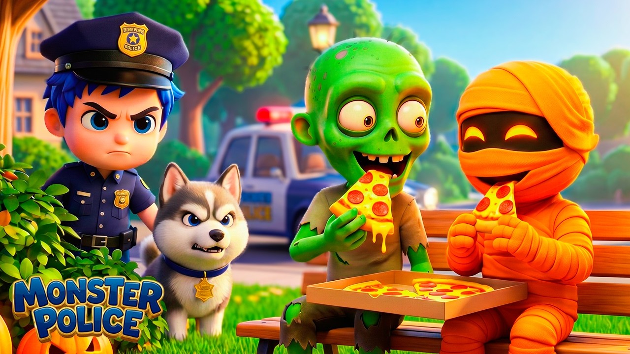 Monster Police 🧟‍♂️🚨 | Monsters Are Back! | Baby Blue Kids Songs