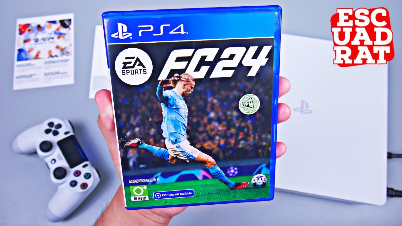 Распаковка и игровой процесс EA SPORTS FC™ 24 для PS4 (Россия)