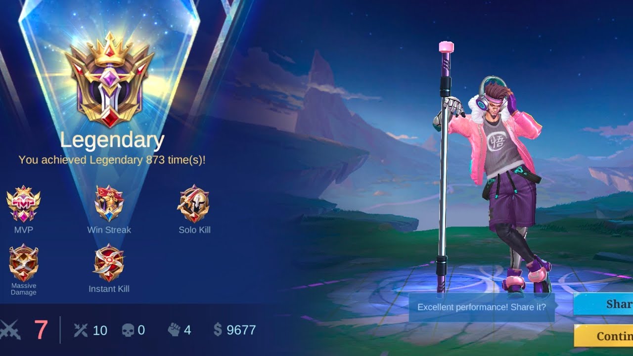 Moba Legends Sun best build and game play 