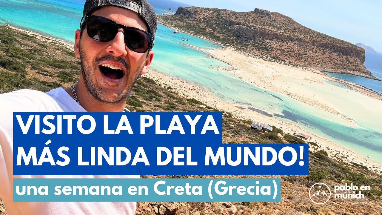 La INCREÍBLE playa de BALOS en CRETA! Una semana en Grecia