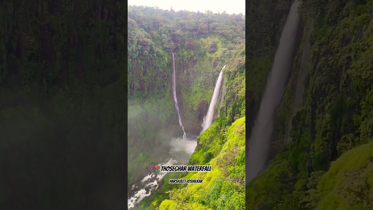 📍Thoseghar Waterfall, Satara. 🏞️ #thoseghar #waterfall #satara #life #live #love #solo #travel
