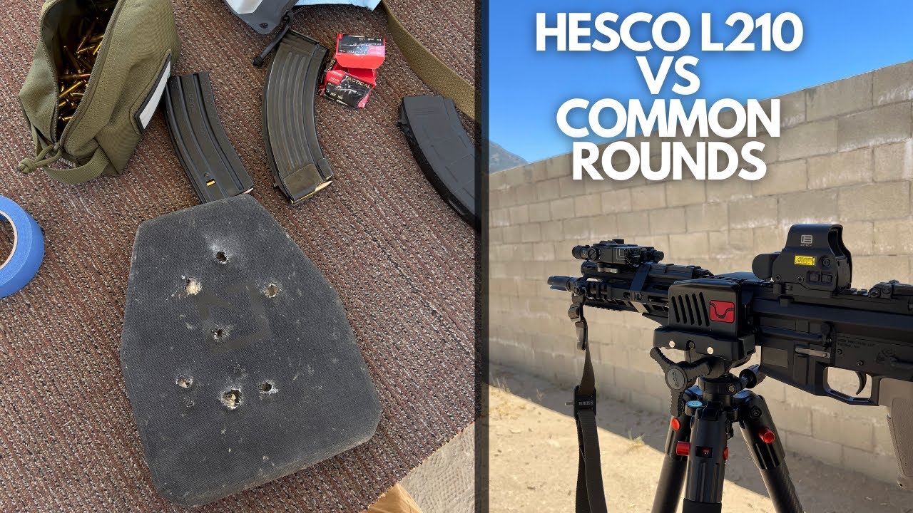 Hesco L210 стрелял обычными патронами