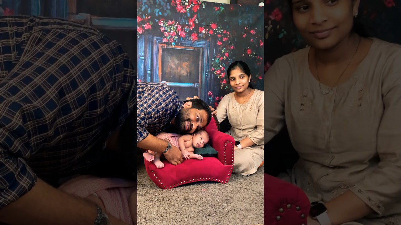 Best family portrait photoshoot at Studio and Hyderabad ￼#photography #baby #love
