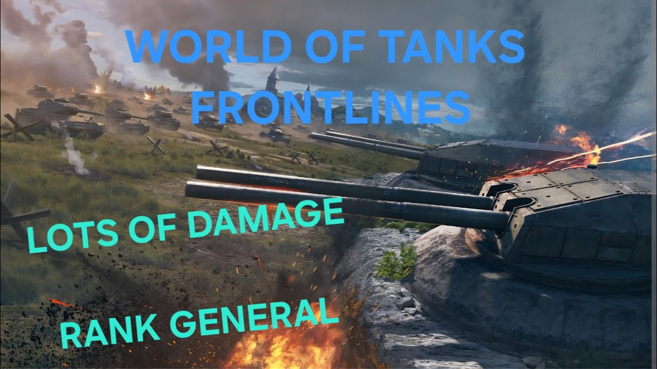 Getting to Rank General in World Of Tanks pc Frontlines #wotpc #worldoftanks #wot 
