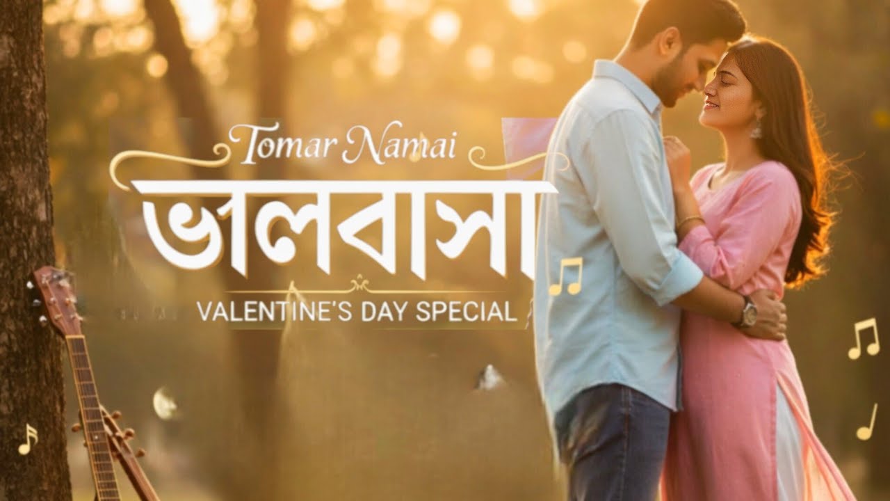 Valentine's Day song#Tomar Namai Valobasa (তোমার নামই ভালোবাসা) | New Bengali Romantic Song 2026 | 