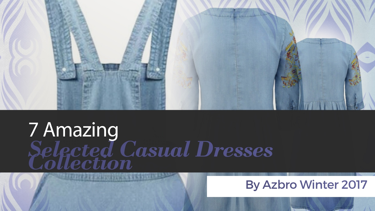 7 Amazing Selected Casual Dresses Collection By Azbro Winter 2017