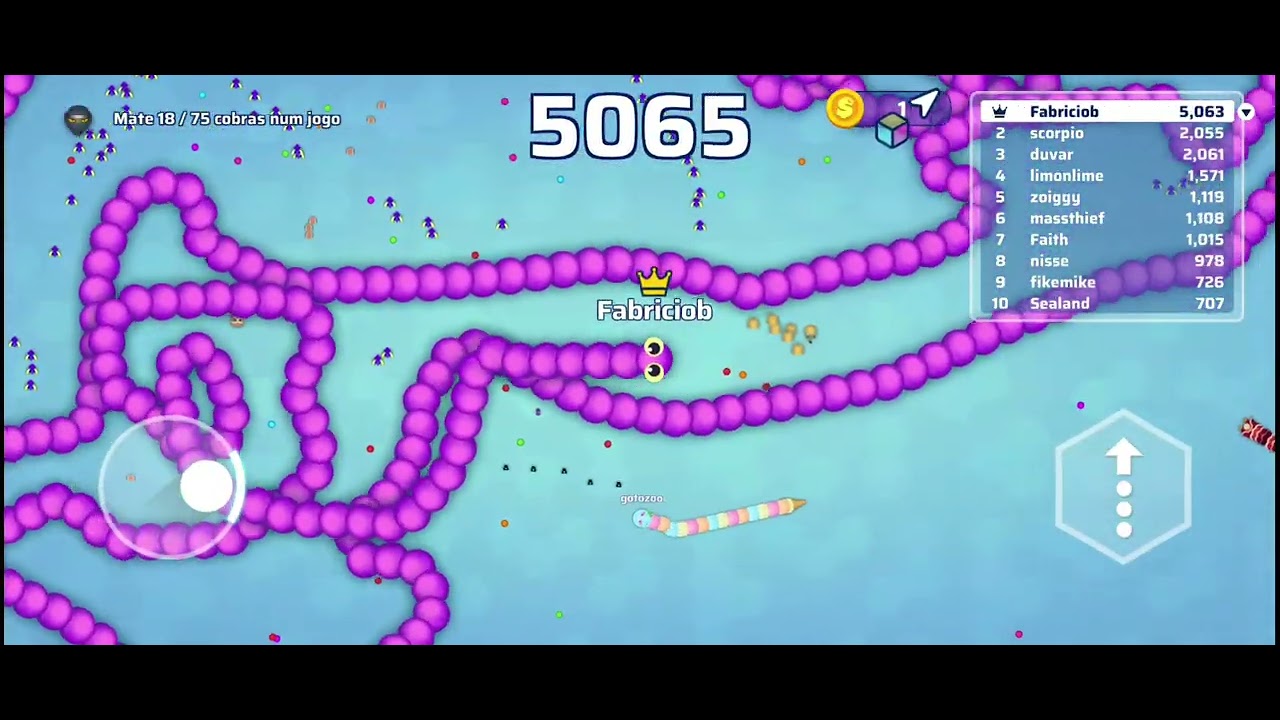 Desbloqueie uma nova cobra roxa
