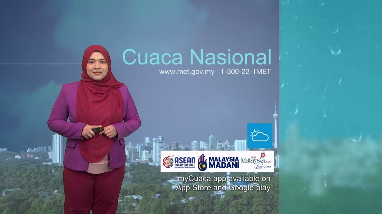 MET MALAYSIA &mdash; Прогноз погоды на 26 октября 2025 г. (утро)