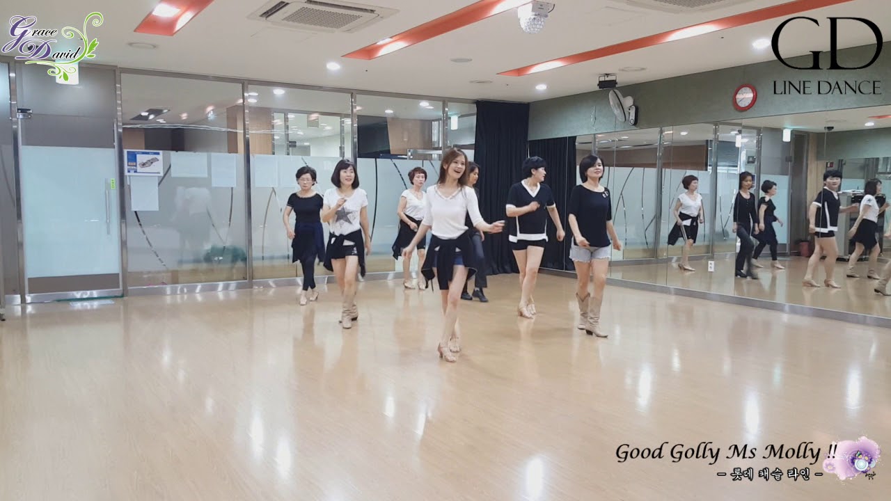 Good Golly Ms  Molly - Line Dance in Korea
