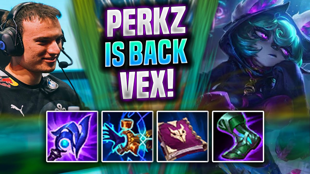PERKZ IS BACK WITH VEX NEW CHAMPION! - C9 Perkz Plays Vex MID vs Xerath! | Patch 11.22