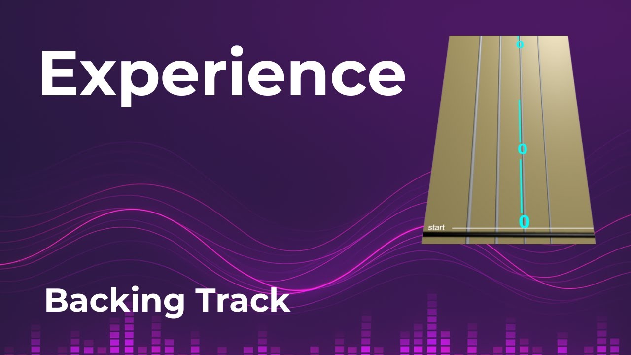 EXPERIENCE🌠 by Ludovico Einaudi | Backing Track | Animated Violin TAB | 4-Part Violin LESSON