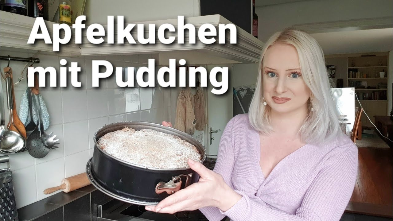 Vegan | Apfelkuchen mit Pudding | schnell, einfach und super lecker