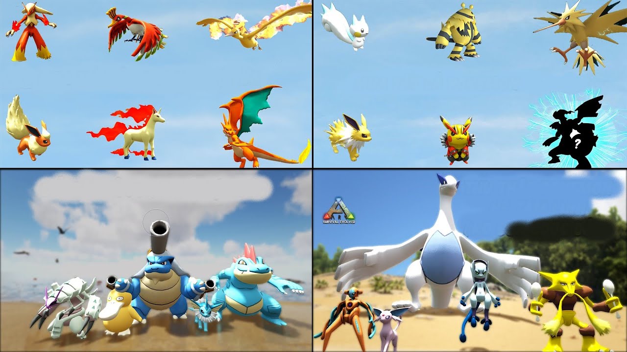 ARK - Tổng hợp mua sắm tất cả Pokemon hệ lửa, hệ điện, hệ nước mạnh nhất Tết 2025 | GHTG