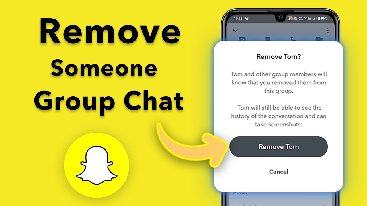 How to Remove Someone on Snapchat Group?