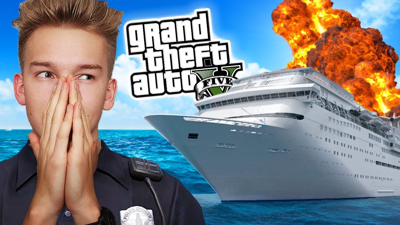 GTA V Policja #12 - BOMBA na STATKU! 💣