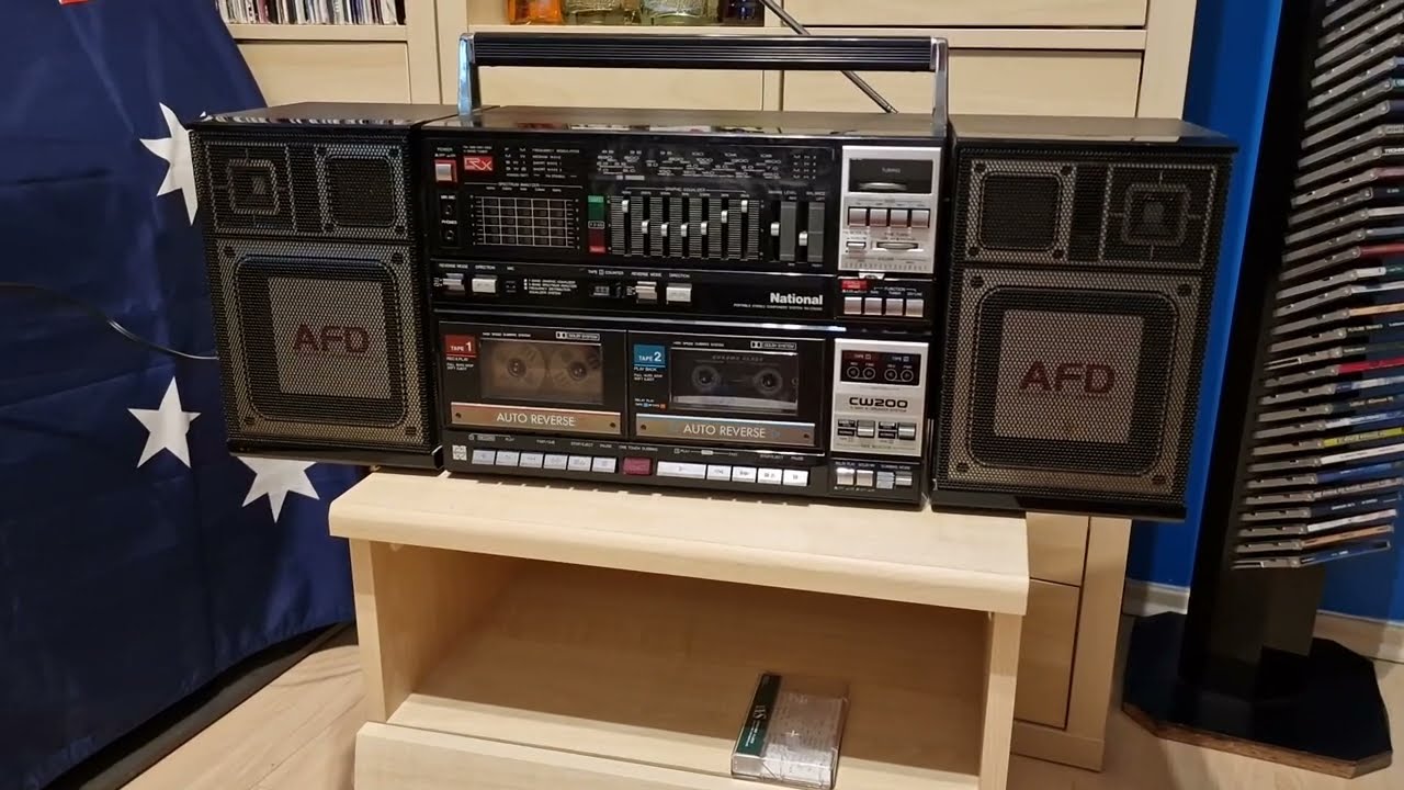 NATIONAL ( PANASONIC )  RX - CW200  Portable Stereo Component System