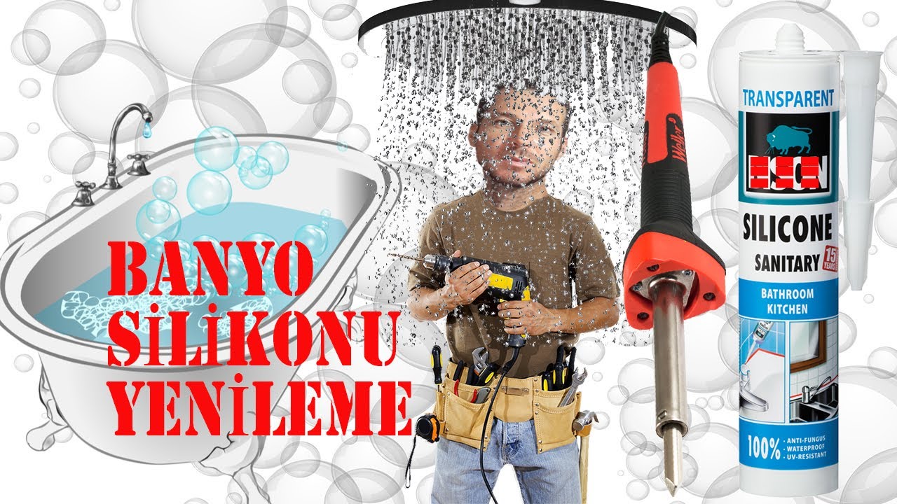 Duşakabin Silikonu Nasıl Değiştirilir - Banyo Silikon Yenileme - Kendin Yap Komple Dekorasyon