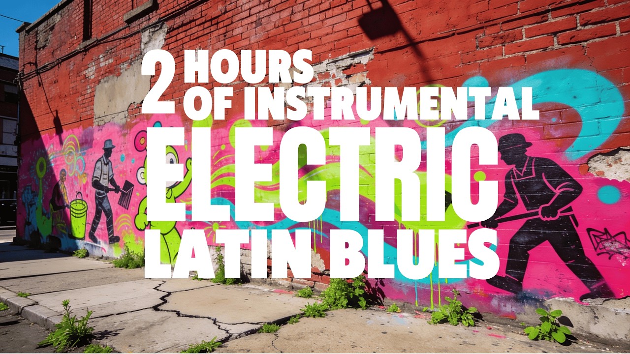 2 Hours of Latin Blues Instrumentals | Latin-infused Blues + Funk 🎸Mid-Tempo Beats for High Energy