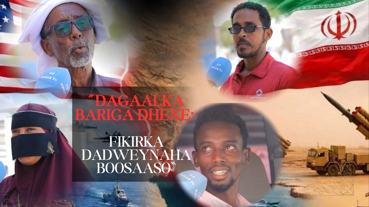 “Dagaalka Bariga Dhexe: Fikirka Dadweynaha Boosaaso.